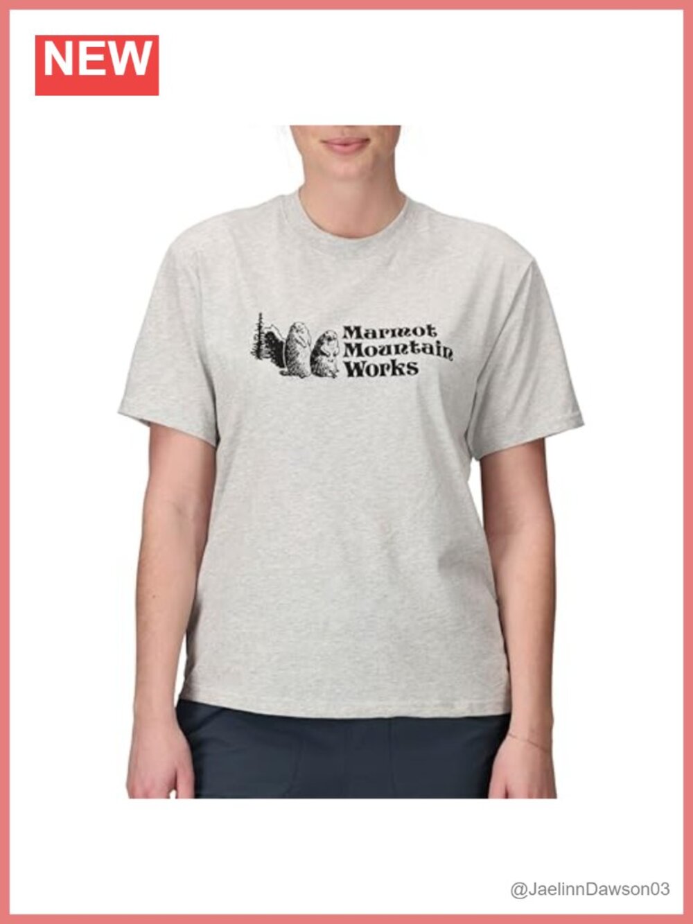 Marmot Mountain Works Graphic Tee Short-Sleeve Crew Neck Recycled Polyester
